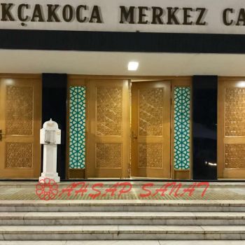 K1 - Ahşap Cami Kapıları Akçakoca Merkez Camii